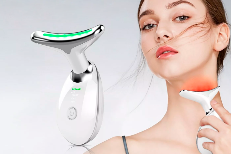 Multi-Function LED Face and Neck Massager